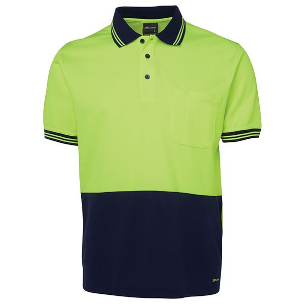 JB's WEAR Hi Vis S/S Cotton Back Polo Thumbnail